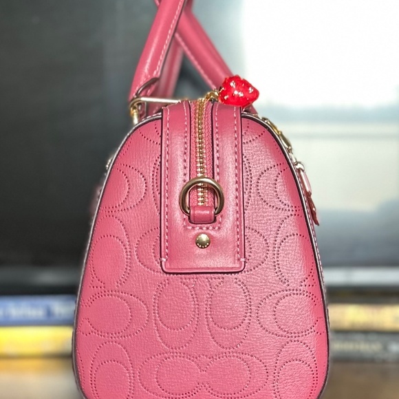 Coach Rowan in Signature Perforated Leather - Picture 3 of 4